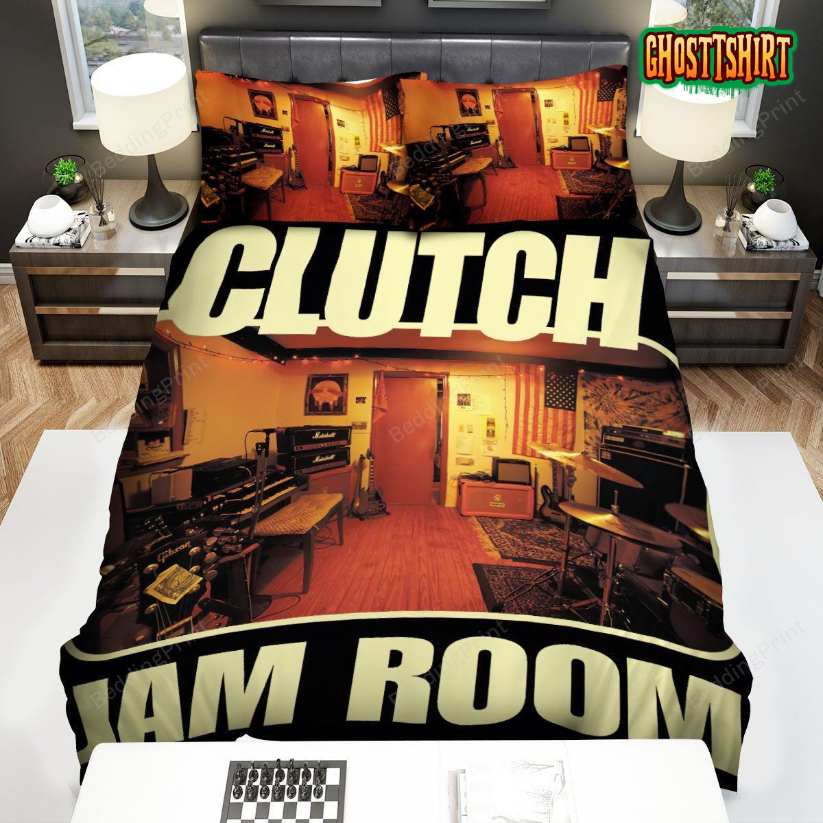Clutch Album Cover Jam Room Bed Sheets Duvet Cover Bedding Set