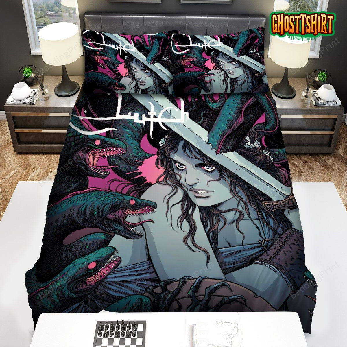 Clutch Album Cover La Curandera Bed Sheets Duvet Cover Bedding Set