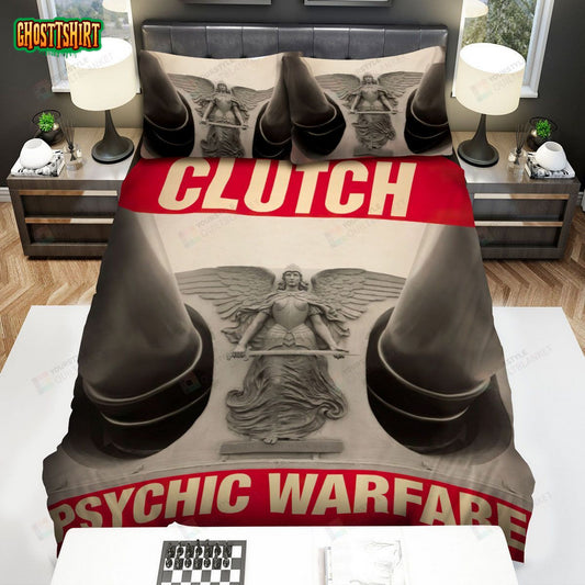 Clutch Album Cover Psychic Warfare Bed Sheets Spread Comforter Duvet Cover Bedding Set