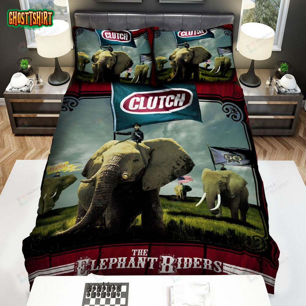 Clutch Album Cover The Elephant Riders Bed Sheets Spread Comforter Duvet Cover Bedding Set