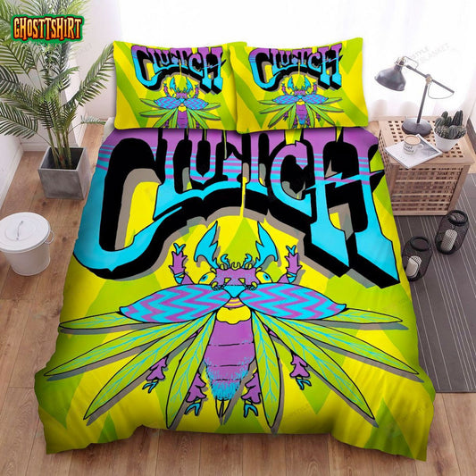 Clutch Poster Art Bed Sheets Spread Comforter Duvet Cover Bedding Set