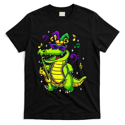 Cute Mardi Gras Alligator T-Shirt