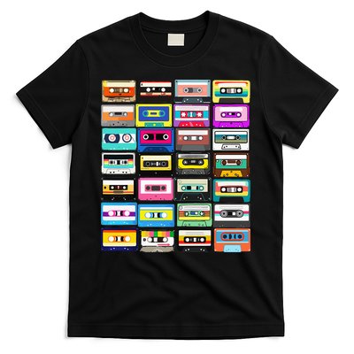 Cassette Mixtape Retro 1980s 1990s Music Vintage Graphic T-Shirt