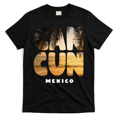Cancun Mexico Souvenir Sunset Summer Vacation T-Shirt