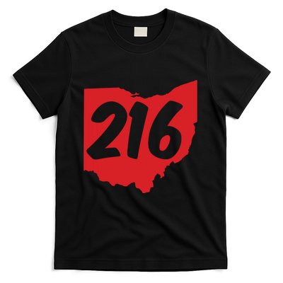 Cleveland Ohio 216 Area Code T-Shirt