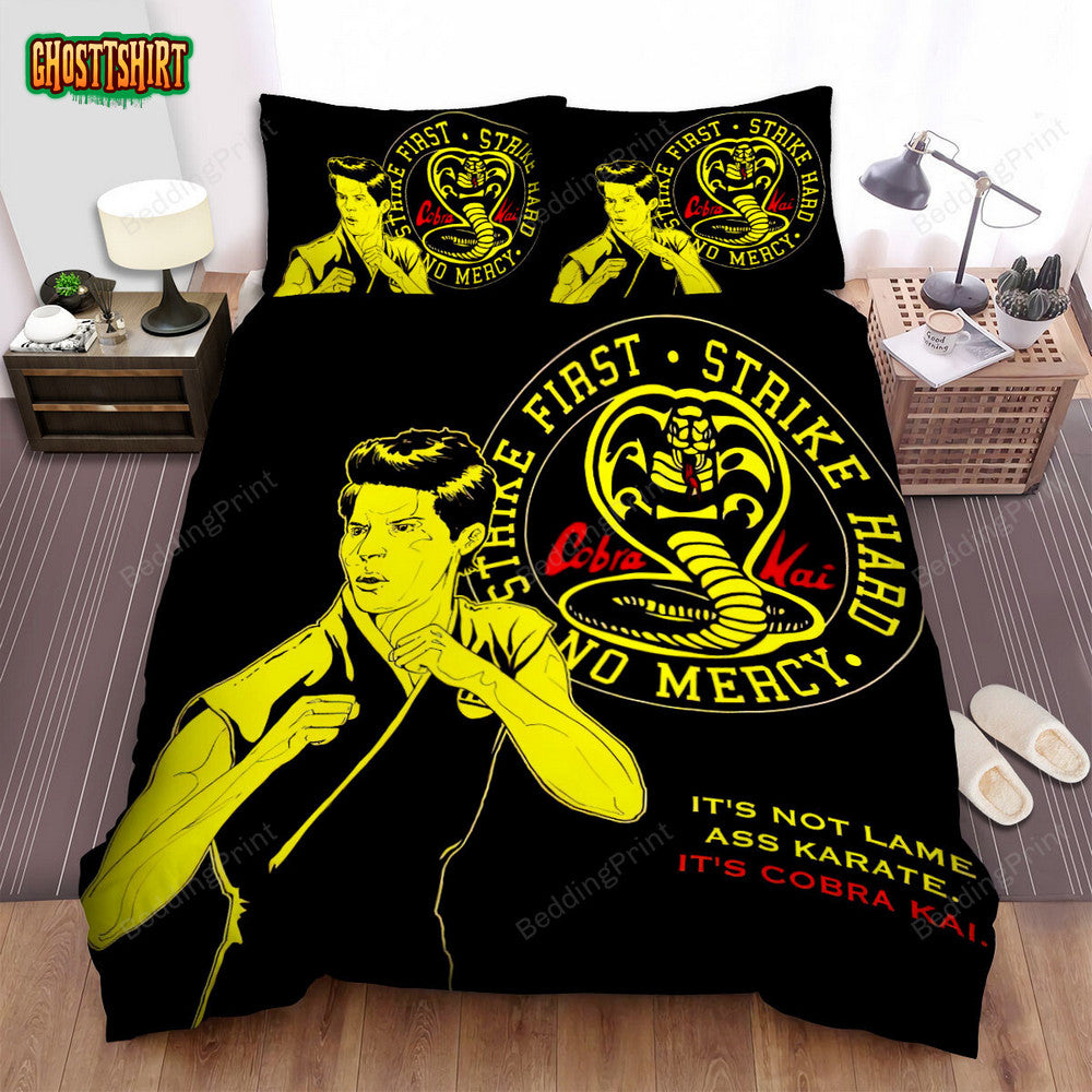 Cobra Kai Movie Digital Art 4 Bed Sheets Duvet Cover Bedding Set