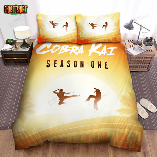 Cobra Kai Movie Poster 1 Bed Sheets Duvet Cover Bedding Set