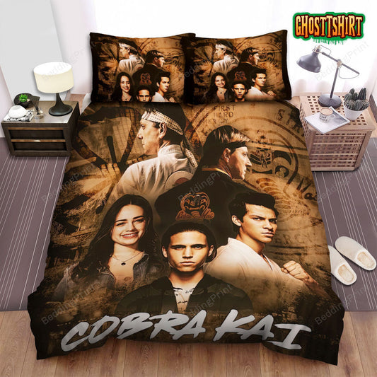 Cobra Kai Movie Poster 2 Bed Sheets Duvet Cover Bedding Set