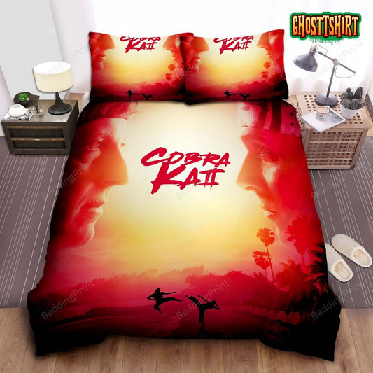 Cobra Kai Television Series Poster Bed Sheets Duvet Cover Bedding Set