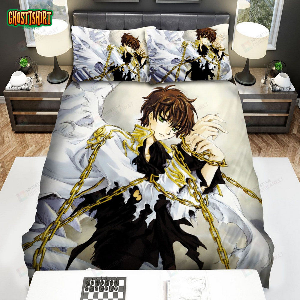 Code Geass Character With Wings And Chains Bed Sheets Spread Comforter Duvet Cover Bedding Set