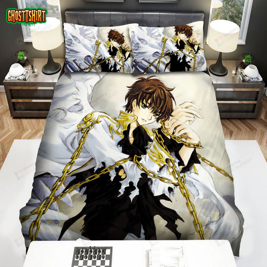 Code Geass Character With Wings And Chains Bed Sheets Spread Comforter Duvet Cover Bedding Set