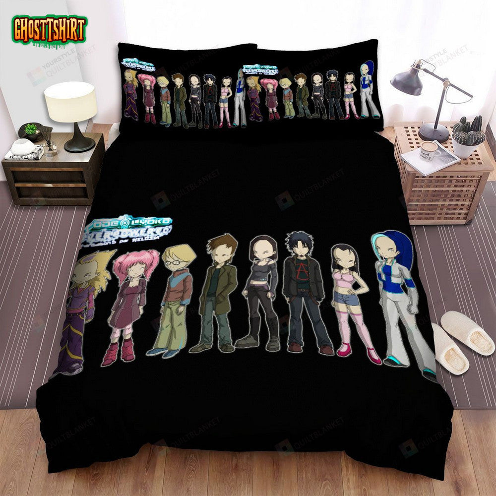 Code Lyoko Main Characters Bed Sheets Spread Duvet Cover Bedding Set