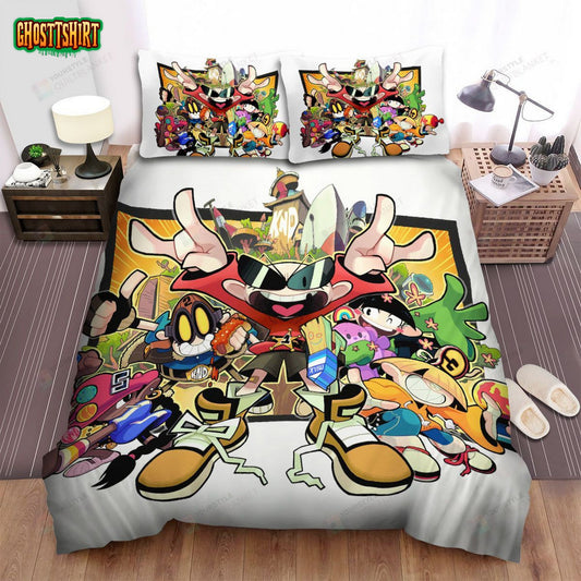 Codename Kids Next Door All Characters In One Bed Sheets Spread Duvet Cover Bedding Set