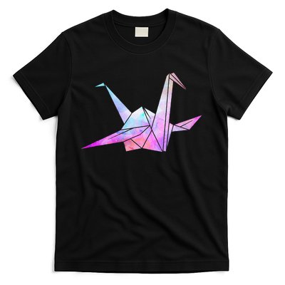 Colorful Origami Japanese Culture Art Paper Folding Cranes T-Shirt