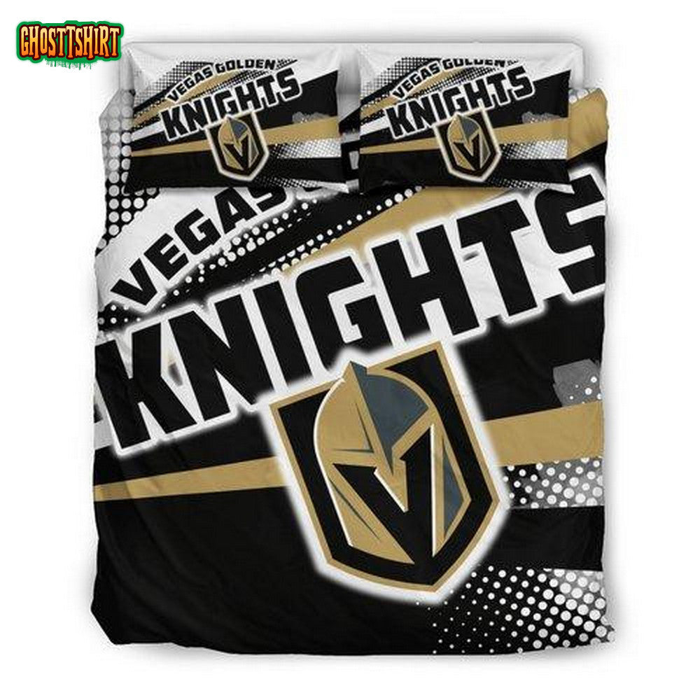 Colorful Shine Amazing Vegas Golden Knights 3D CustomizedBedding Set