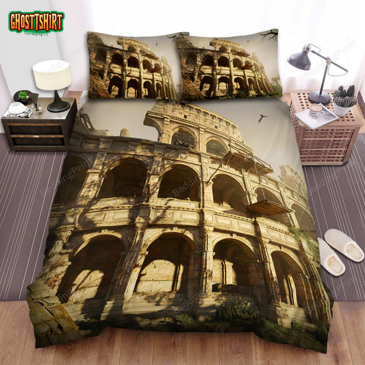 Colosseum Abandoned Bed Sheets Duvet Cover Bedding Set