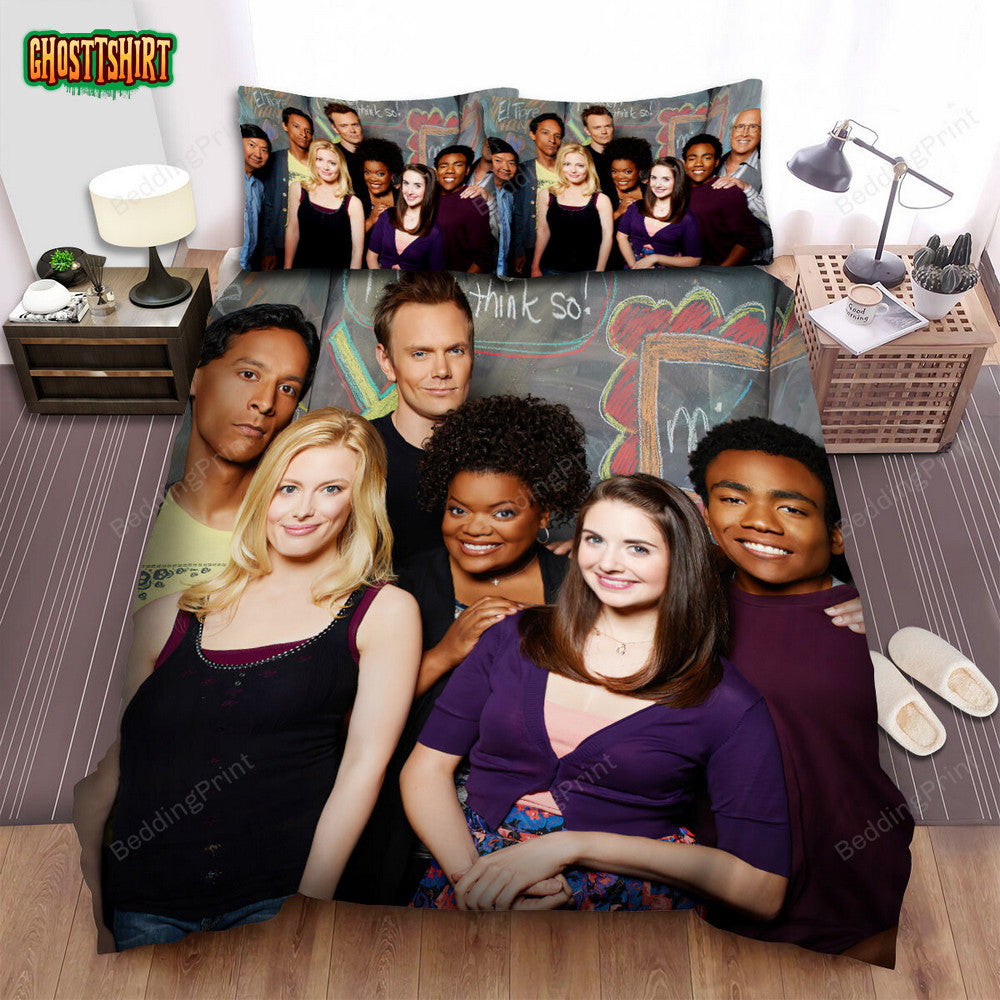 Community (2009–2015) Characters Movie Poster Bed Sheets Duvet Cover Bedding Set