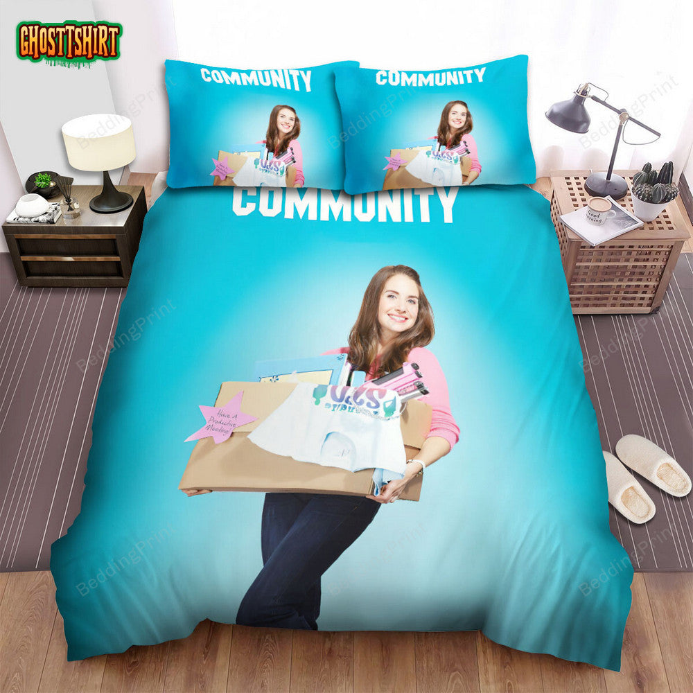 Community (2009–2015) Poster Movie Poster Bed Sheets Duvet Cover Bedding Set Ver 2