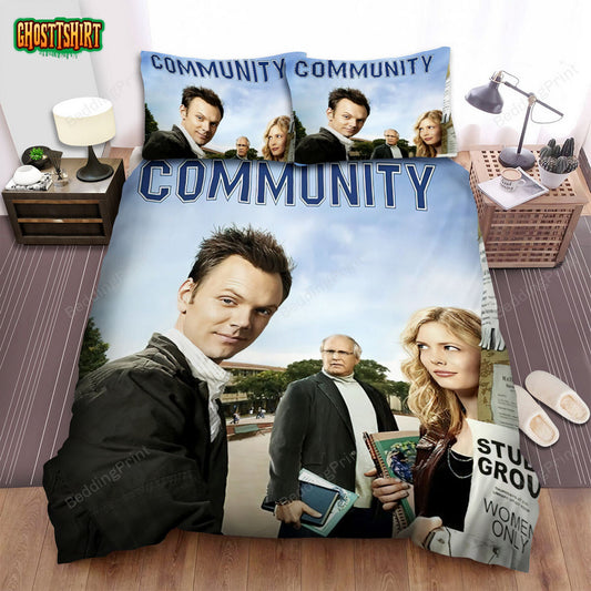 Community (2009–2015) Poster Movie Poster Bed Sheets Duvet Cover Bedding Set Ver 3