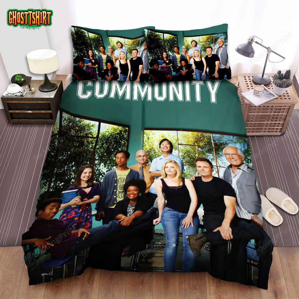 Community (2009–2015) The Complete Fourth Season Movie Poster Bed Sheets Duvet Cover Bedding Set