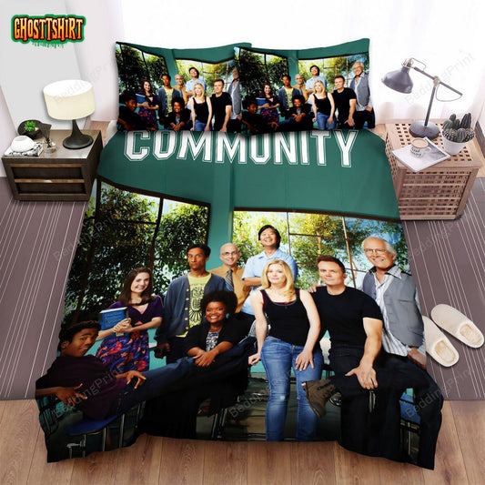 Community (2009–2015) The Complete Fourth Season Movie Poster Bed Sheets Duvet Cover Bedding Set