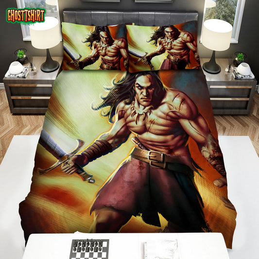 Conan The Barbarian (2011) Movie Digital Art Bed Sheets Spread Comforter Duvet Cover Bedding Set