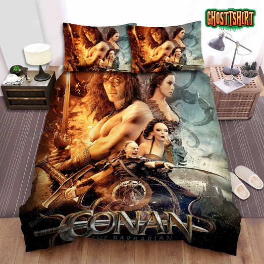 Conan The Barbarian 2011 Movie Enter An Age Undreamed Of Bed Sheets Duvet Cover Bedding Set