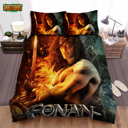 Conan The Barbarian (2011) Movie Strong Man Bed Sheets Spread Comforter Duvet Cover Bedding Set