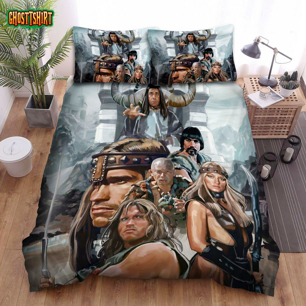 Conan The Barbarian Movie Art 4 Bed Sheets Duvet Cover Bedding Set