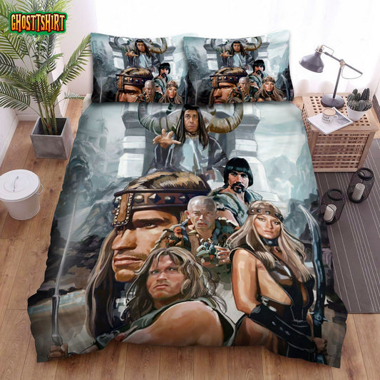 Conan The Barbarian Movie Art 4 Bed Sheets Duvet Cover Bedding Set