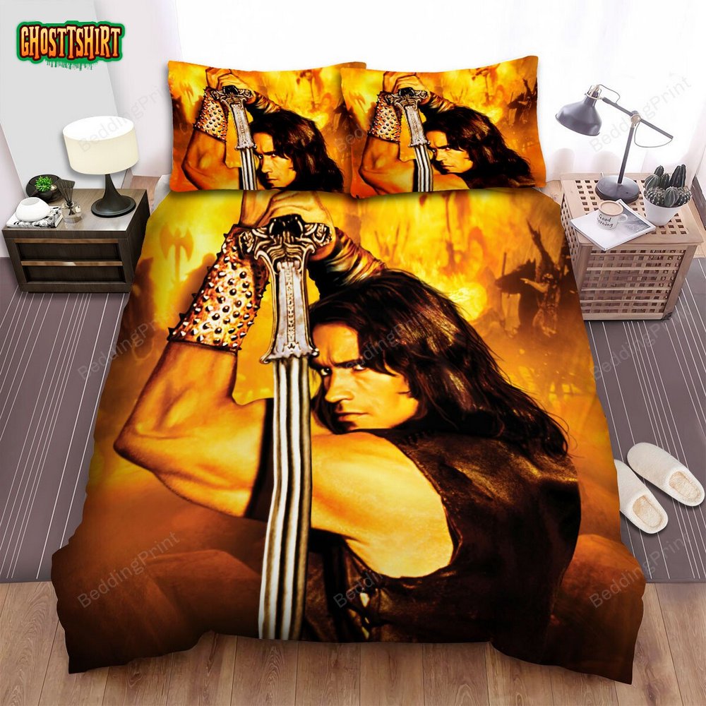 Conan The Barbarian Movie Dvd 2 Bed Sheets Duvet Cover Bedding Set