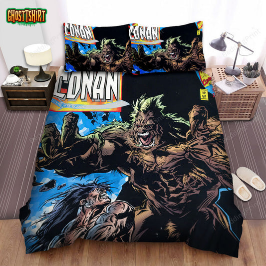 Conan The Barbarian Movie Poster 2 Bed Sheets Duvet Cover Bedding Set