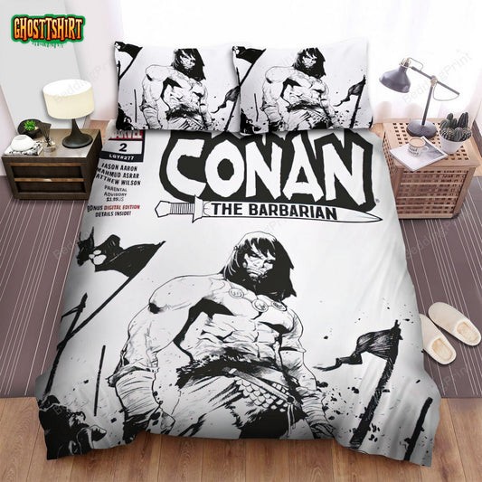 Conan The Barbarian Movie Poster 4 Bed Sheets Duvet Cover Bedding Set