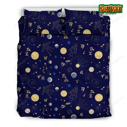 Constellation Bed Sheets Duvet Cover Bedding Set