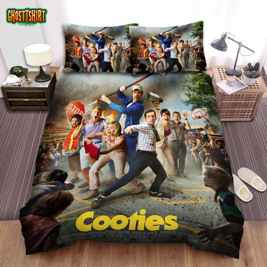 Cooties (2014) Movie Poster Bed Sheets Spread Comforter Duvet Cover Bedding Set