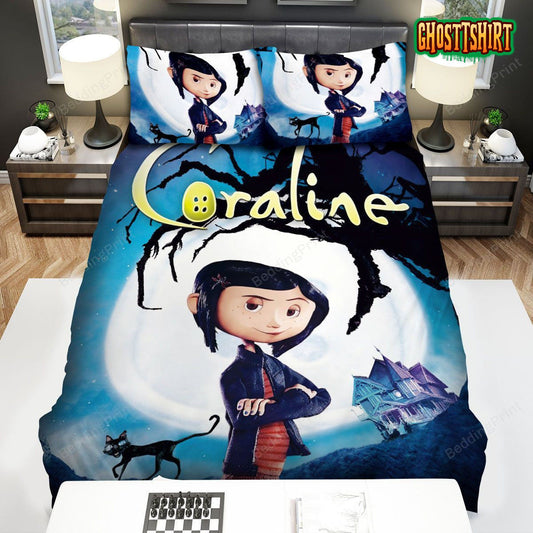 Coraline Movie Bed Sheets Duvet Cover Bedding Set