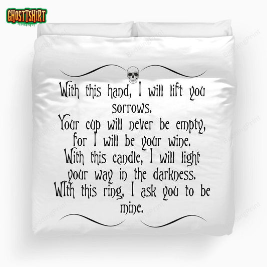 Corpse Bride Vows Duvet Cover Bedding Set