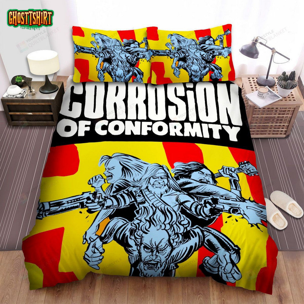Corrosion Of Conformity Band Fighter Bed Sheets Spread Comforter Duvet Cover Bedding Set