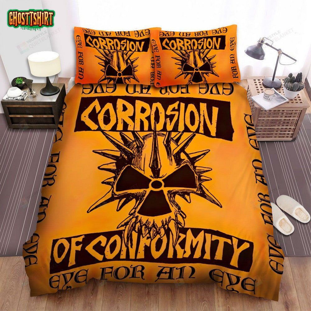 Corrosion Of Conformity Band Orange Bed Sheets Spread Comforter Duvet Cover Bedding Set