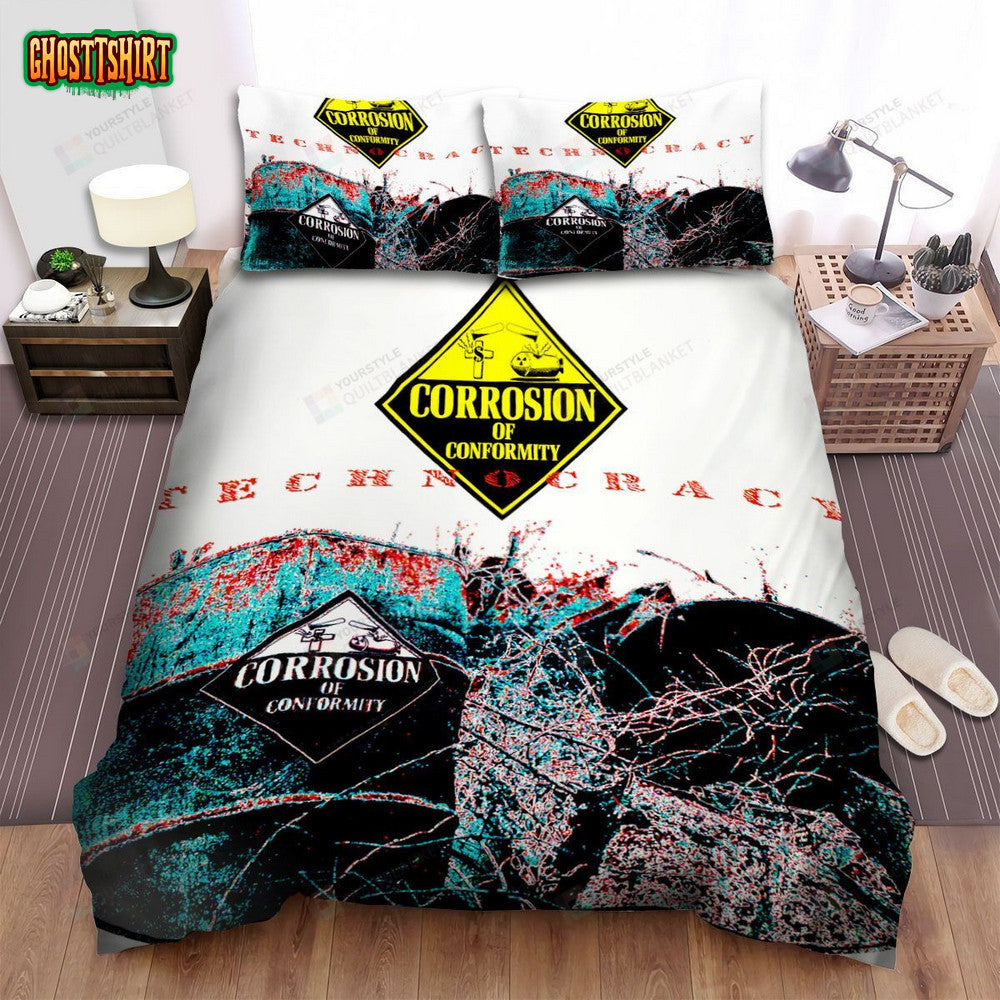 Corrosion Of Conformity Band Technocracy Bed Sheets Spread Comforter Duvet Cover Bedding Set
