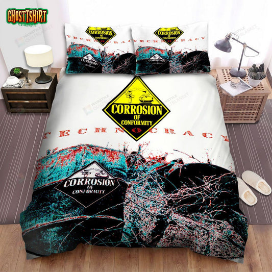 Corrosion Of Conformity Band Technocracy Bed Sheets Spread Comforter Duvet Cover Bedding Set