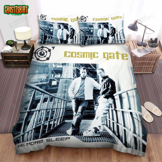 Cosmic Gate No More Sleep Album Music Bed Sheets Spread Comforter Duvet Cover Bedding Set