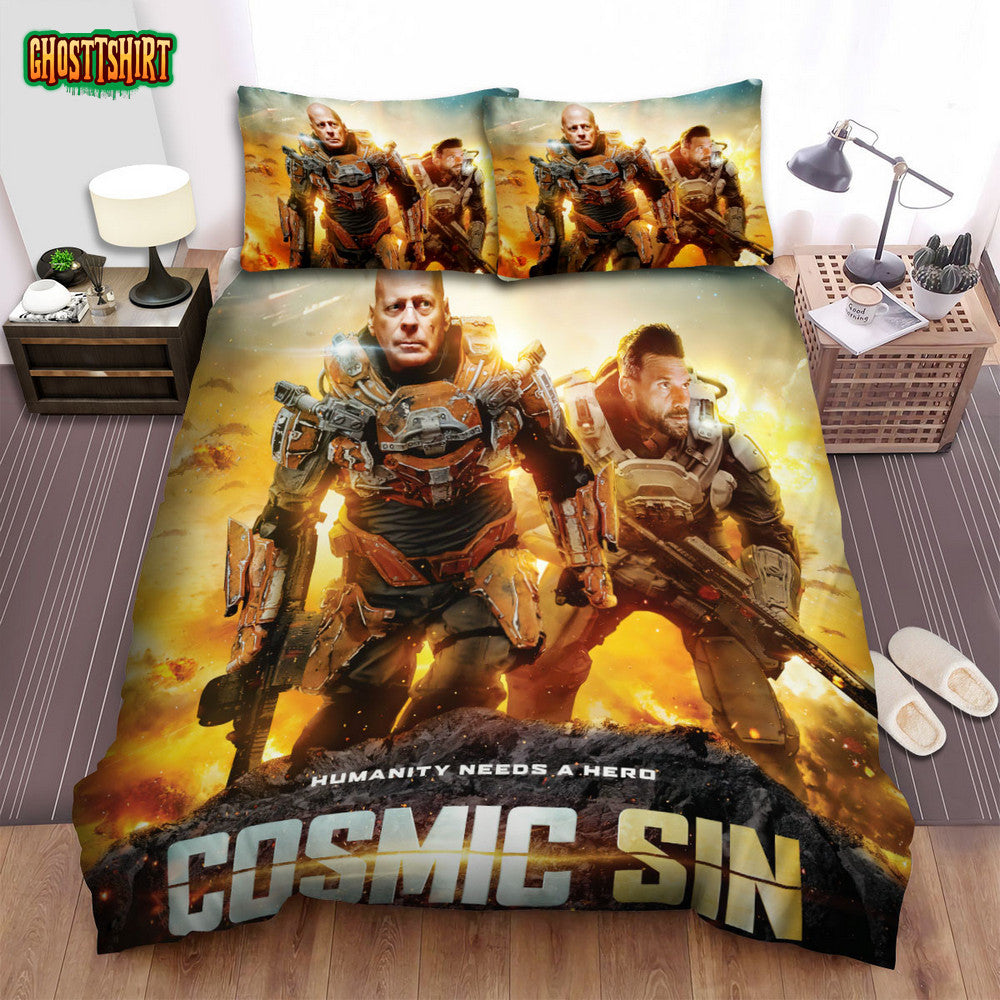 Cosmic Sin Movie Poster 2 Bed Sheets Spread Comforter Duvet Cover Bedding Set