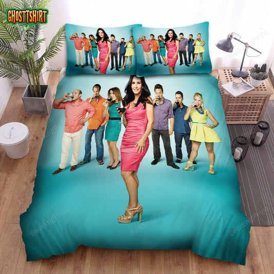Cougar Town Movie Poster 5 Bed Sheets Duvet Cover Bedding Set