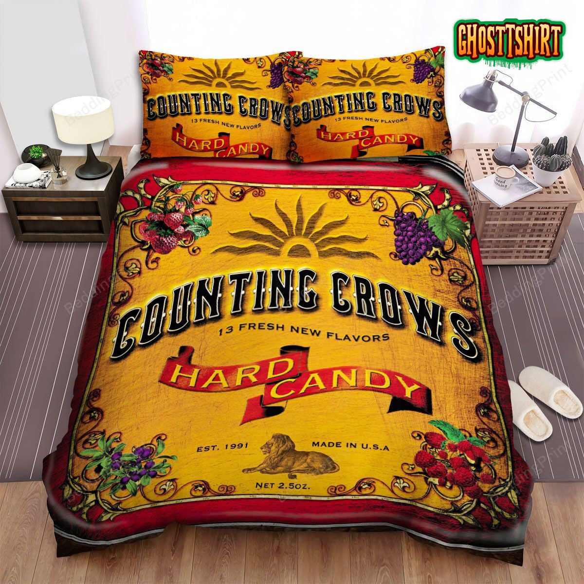 Counting Crows Hard Candy Bed Sheets Duvet Cover Bedding Set