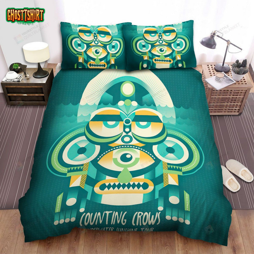 Counting Crows Poster Bed Sheets Spread Comforter Duvet Cover Bedding Set