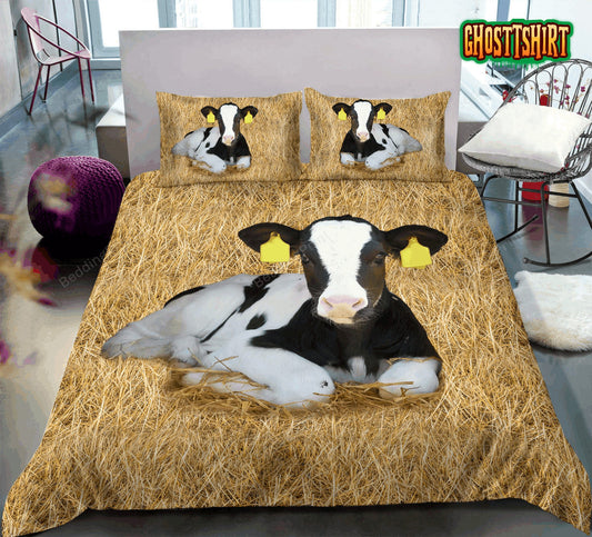 Cow Bed Sheets Spread Duvet Cover Bedding Set