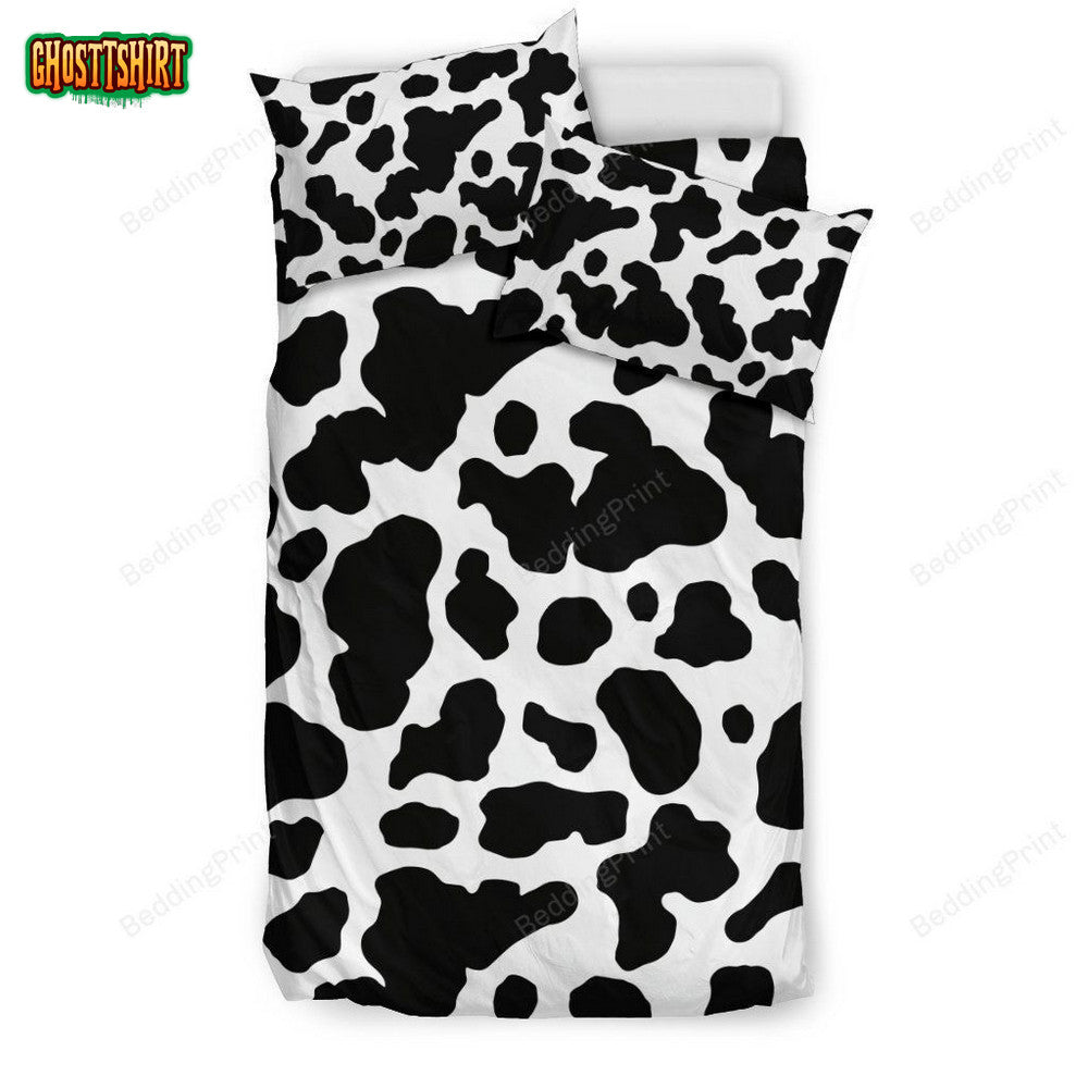 Cow Skin Bed Sheets Duvet Cover Bedding Set