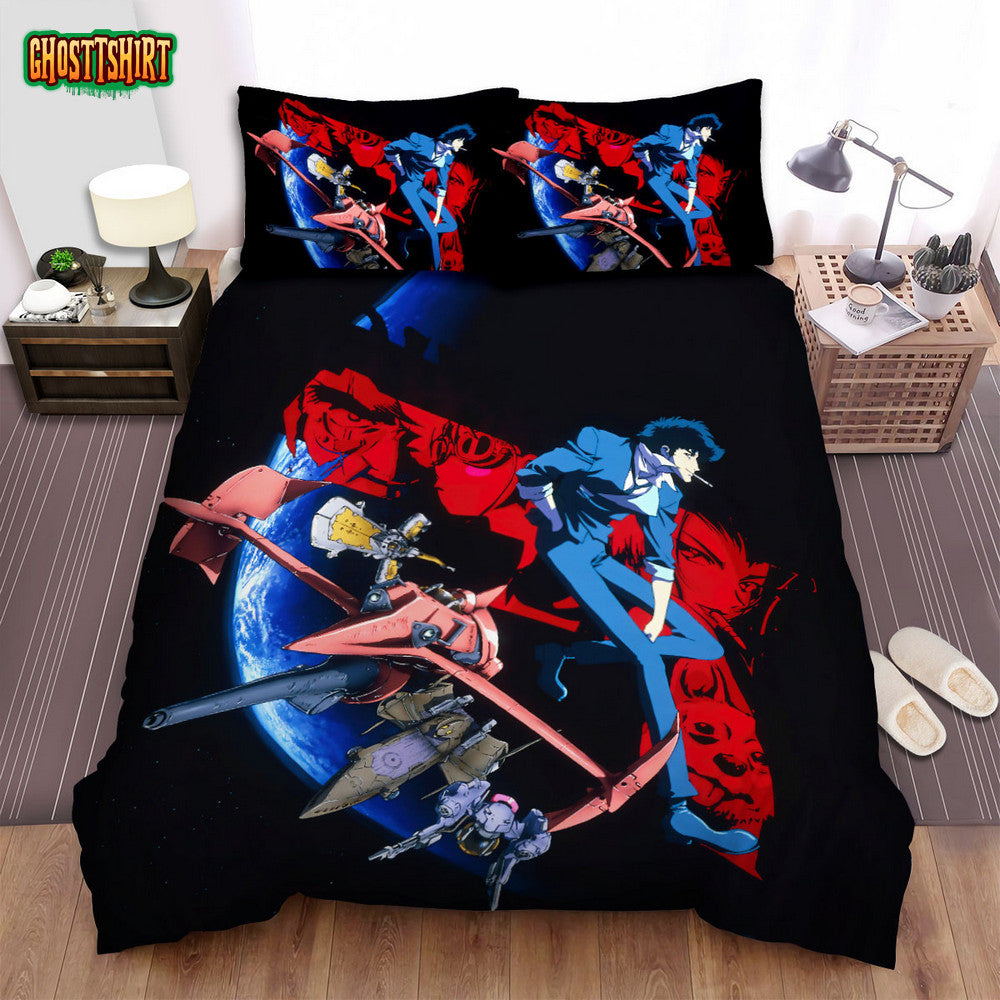 Cowboy Bebop Movie Art 1 Bed Sheets Spread Comforter Duvet Cover Bedding Set
