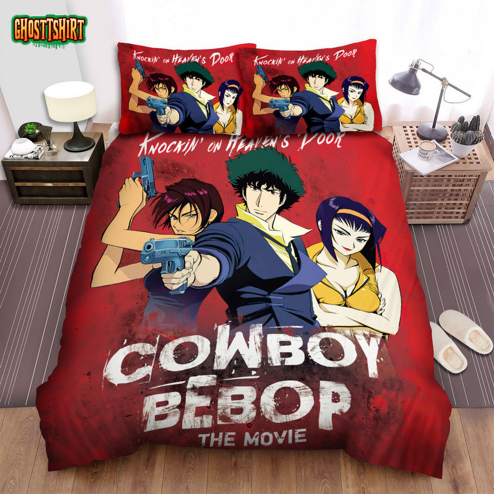 Cowboy Bebop Poster Fan Art Bed Sheets Spread Comforter Duvet Cover Bedding Set